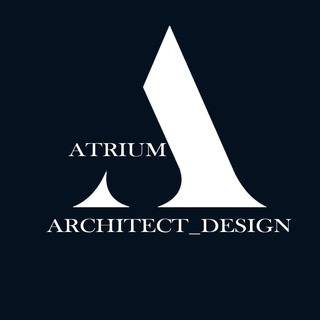 Telegram kanalining logotibi atrium_designn — Arxitektura—dizayn—