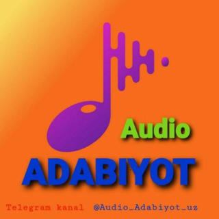 Telegram kanalining logotibi audio_adabiyot_uz — AUDIO ADABIYOT
