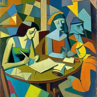 Логотип телеграм канала @audio_people — Литературное кафе "Говорящие Люди"