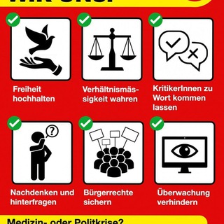 Telegram channel Aufhebung der Maskenpflicht logo