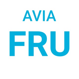 Telegram каналынын логотиби aviafru — Avia FRU — Дешёвые путешествия из Бишкека