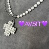 Логотип телеграм канала @avsit_beauty — 💜AVSIT💜 авторские украшения