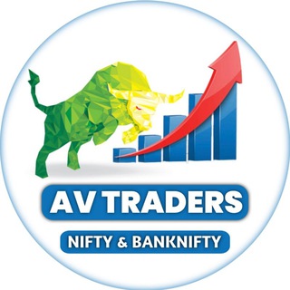 Logo saluran telegram avstocksnifty_banknifty — AV TRADERS
