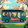 Логотип телеграм канала @avtobustour_agavatour — Автобусные туры 🌴 АГАВА тур