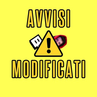 Logo del canale telegramma avvisimodificati - AVVISI MODIFICATI