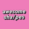 Логотип телеграм канала @awesomeshapes — Awesome shapes 👟