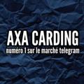 Logo saluran telegram axacarding_commande — AXA Cardℹ️ng