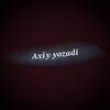 Telegram kanalining logotibi axi_yozadi — 𝑨𝒙𝒊 𝒚𝒐𝒛𝒂𝒅𝒊