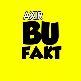 Telegram kanalining logotibi axirbu_fakt — AXIR BU | Fakt 💡
