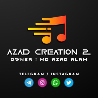 Logo saluran telegram azad_creation2 — AZAD_CREATION 2