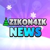 Логотип телеграм канала @azikon4iknews — ❄️Azikon4ik News🎄