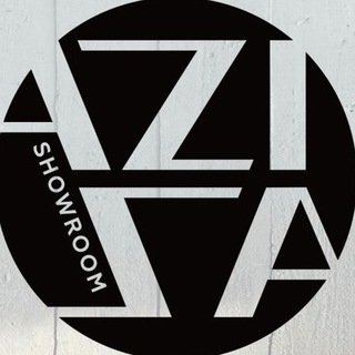 Логотип телеграм канала @azizashowroom — AZIZA showroom