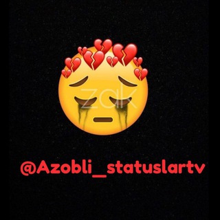 Telegram kanalining logotibi azobli_statuslartv — AＺＯＢＬＩ__ SＴＡＴＵＳＬＡＲ__TＶ