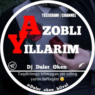 Telegram kanalining logotibi azobli_yill — 𝐀𝐙𝐎𝐁𝐋𝐈_𝐘𝐈𝐋