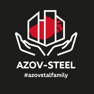 Логотип телеграм -каналу azovsteelfamily — 𝗛𝗲𝗮𝗿𝘁 𝗼𝗳 𝗔𝘇𝗼𝘃 - 𝘀𝘁𝗲𝗲𝗹