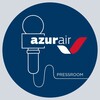 Логотип телеграм канала @azurair_pressroom — AZUR air Pressroom