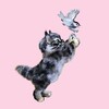 Логотип телеграм канала @babaykapsy — психобайки В.