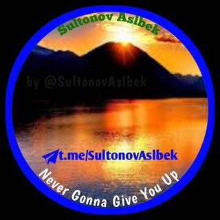 Telegram channel Sultonov Aslbek logo