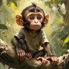 Logo of telegram channel babymonkey2 — Baby monkeys!