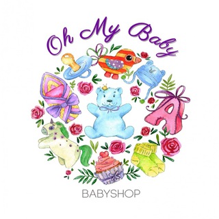 Логотип телеграм канала @babyshop_ohmybaby — Oh My Baby Бортики Конверты Текстиль