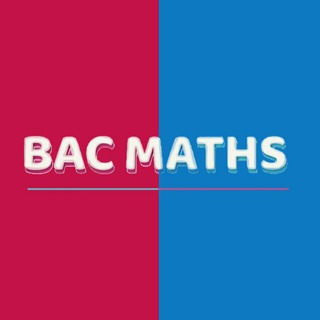 Logo saluran telegram bac_maths_1 — BAC MATHS