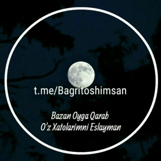 Логотип телеграм канала @bagritoshimsan — BAGRITOSHIMSAN