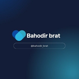 Telegram kanalining logotibi bahodir_brat — Bahodir Brat
