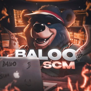 Логотип телеграм канала @balloo_scm — BALOO SCM | ЧЕКИ | ЗАРАБОТОК | КРИПТА | КБ