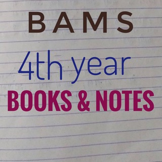 Logo saluran telegram bams_4th_year_books_notes — BAMS 4th year