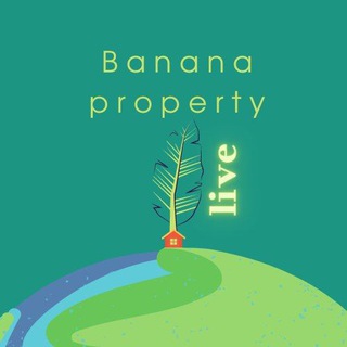 Логотип телеграм канала @bananaproperty_live — Live. Банально о недвижимости