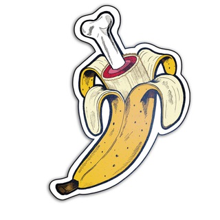 Логотип телеграм канала @bananshina — Бананщина