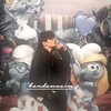 Логотип телеграм канала @bandamusimka — смурфики мусима💙