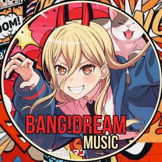Логотип телеграм канала @bangdreammusic — Музыка бандори