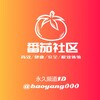 电报频道的标志 baoyang000 — 番茄社区丨 短租 长期