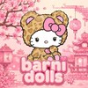Логотип телеграм канала @barnidoll — барни доллс