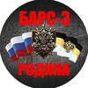 Логотип телеграм канала @bars3rodina — БАРС - 3 «РОДИНА»