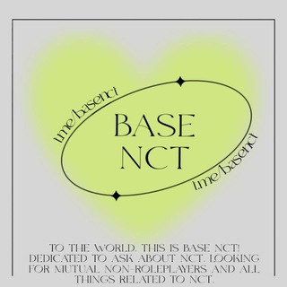 Logo saluran telegram basenct — BASE NCT.