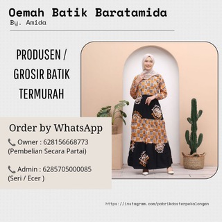Logo saluran telegram batikbaratamida — BATIK BARATAMIDA PEKALONGAN || 085705000085