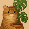 Логотип телеграм канала @batons_plants — Растения у Батона