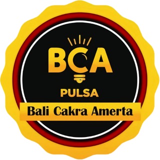 Logo saluran telegram bcapulsainfo — BCA PULSA H2H CV BALI CAKRA AMERTA
