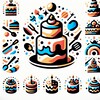 Логотип телеграм канала @bdaycakemaster — Сладкие рецепты
