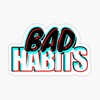 Логотип телеграм канала @bdhabitss — BAD HABITS