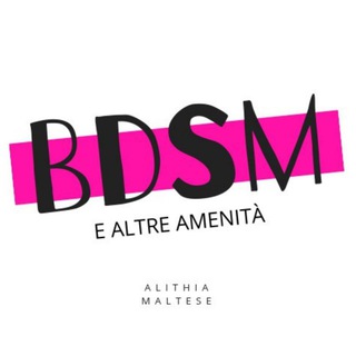 Logo del canale telegramma bdsm_alithiamaltese - Spazio Corde - Alithia Maltese