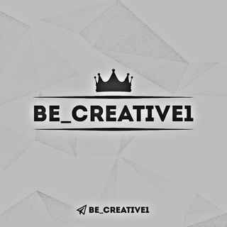 Telegram channel Be creative1 logo