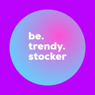 Логотип телеграм канала @be_trendy_stocker — be.trendy.stocker: стоковые тренды и новости - фото, нейро, видео, иллюстрация •