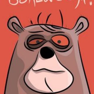 Логотип телеграм канала @bearhamster — NotSleepBear