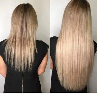 Логотип телеграм канала @beautiful_hair_666 — Наращивание волос Москва🌷🌷🌷