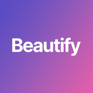 Логотип телеграм канала @beautifyuzb — Beautify 📣