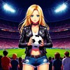 Логотип телеграм канала @beautyandfootball — Красавица и футболище