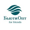 Логотип телеграм канала @beautyoptru — БьютиОпт for friends 💚
